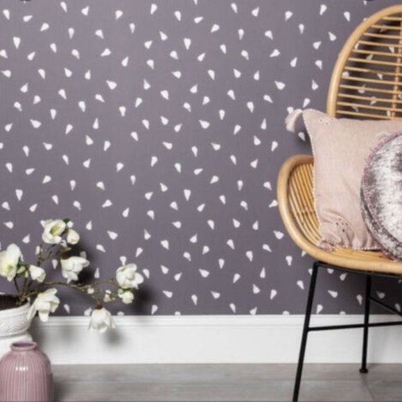 Opalhouse Wall Decor Opalhouse Leaves Removable Wallpaper Gray New